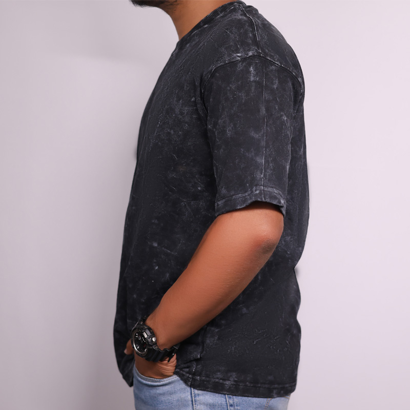 Oversized Acid Washed Plain T-Shirts
