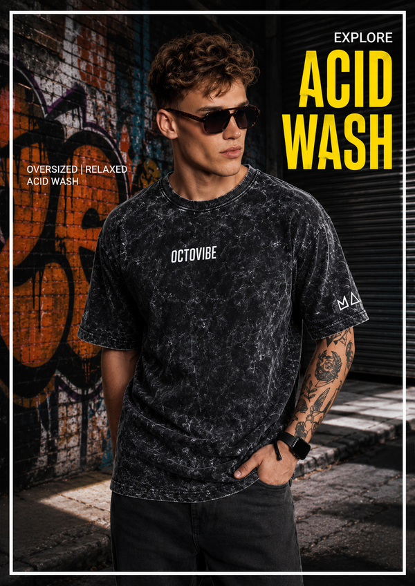 Acid Wash Oversized T-Shirts