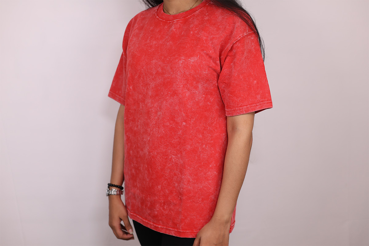 Oversized Acid Washed Plain T-Shirts
