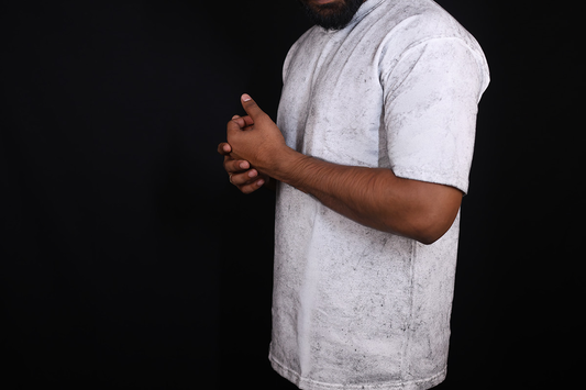 Oversized Acid Washed Plain T-Shirts
