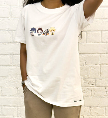 Regular Fit T Shirts: Demon Slayer