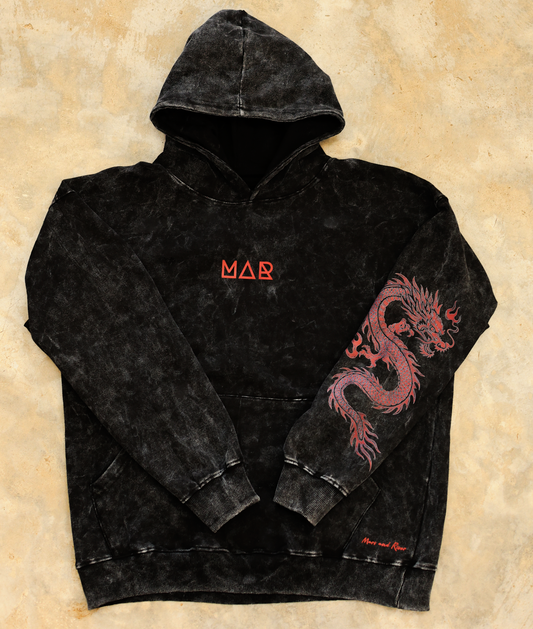 Oversized Acid Washed Hoodie