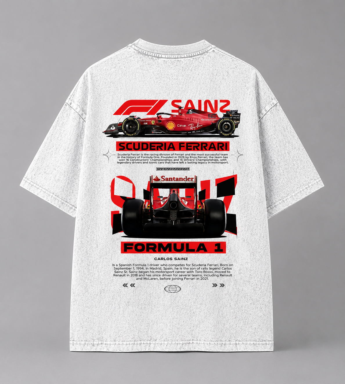 Oversized T-Shirt: Scuderia Ferrari Formula 1