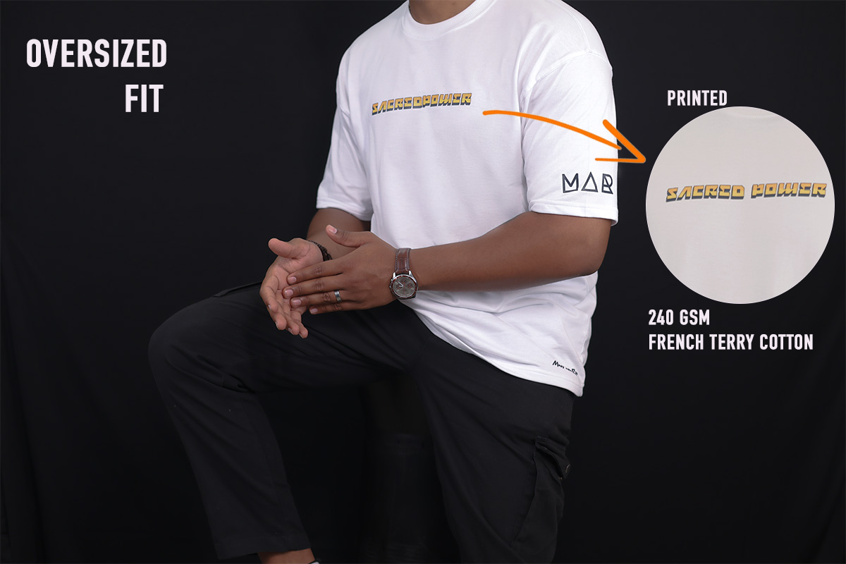Oversized T-Shirt: Sacred Power