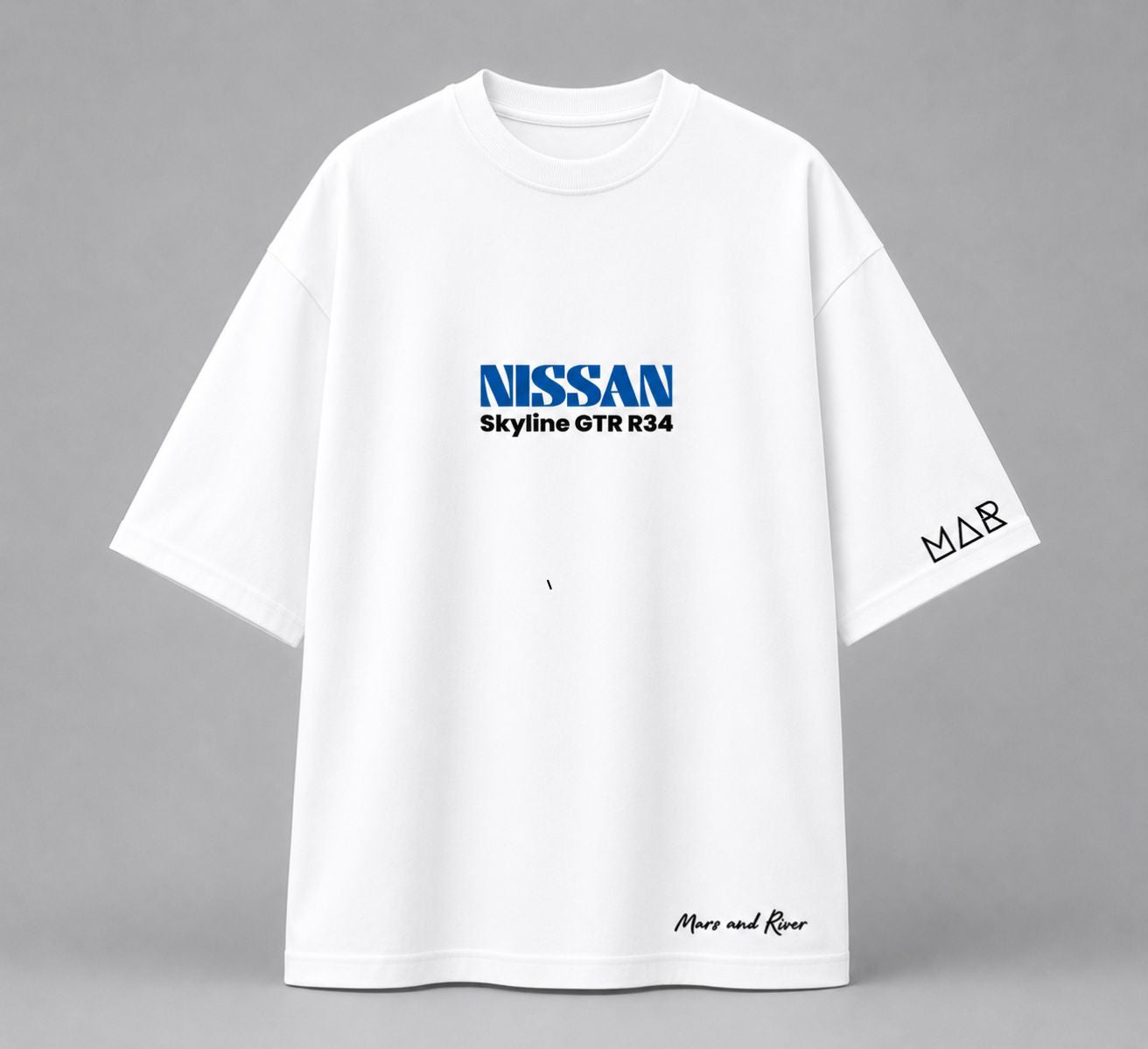 Oversized T-Shirt: Nissan Skyline GT-R R34