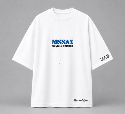 Oversized T-Shirt: Nissan Skyline GT-R R34