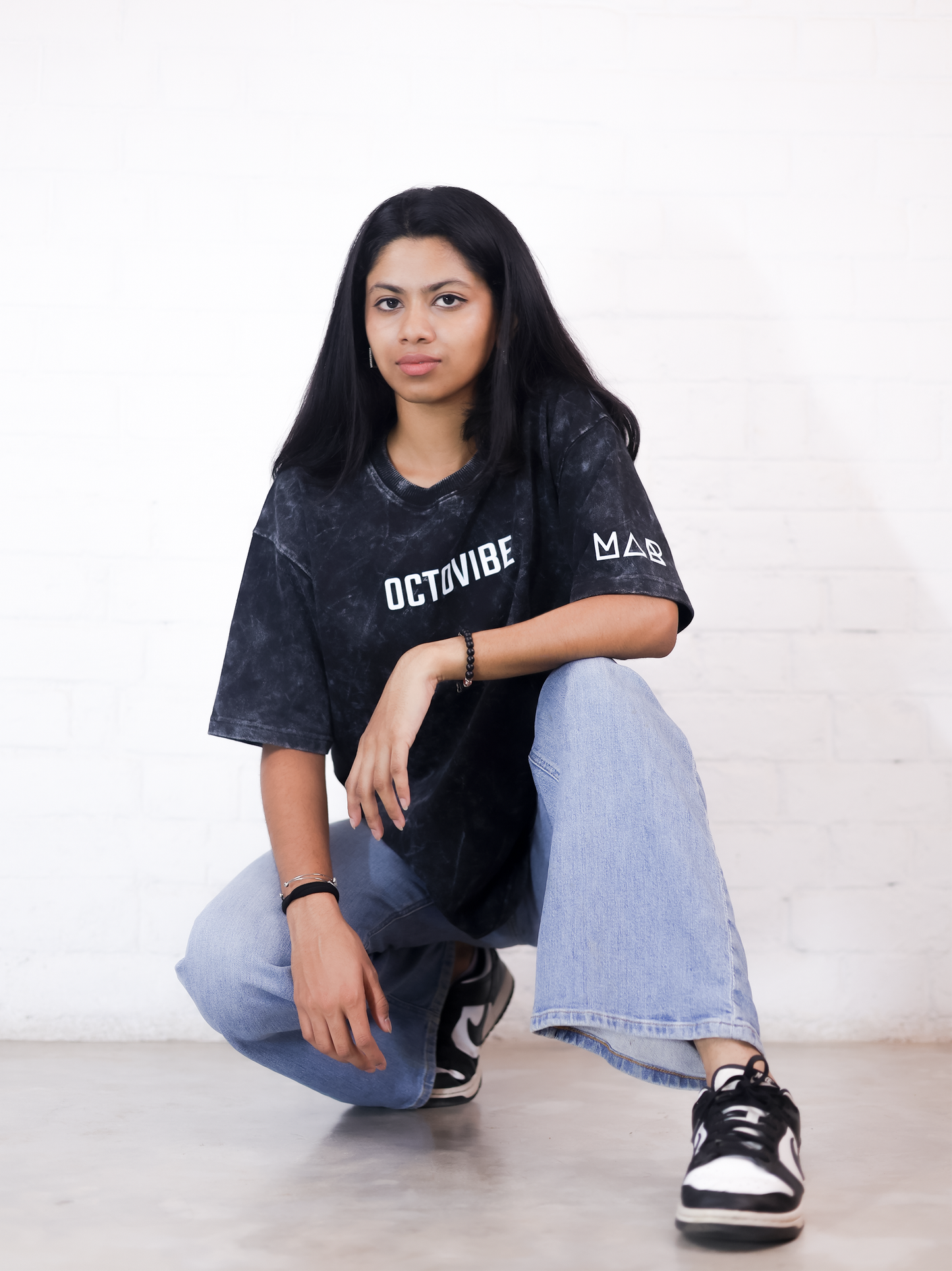 Oversized Acid Washed T-Shirt: Octovibe.