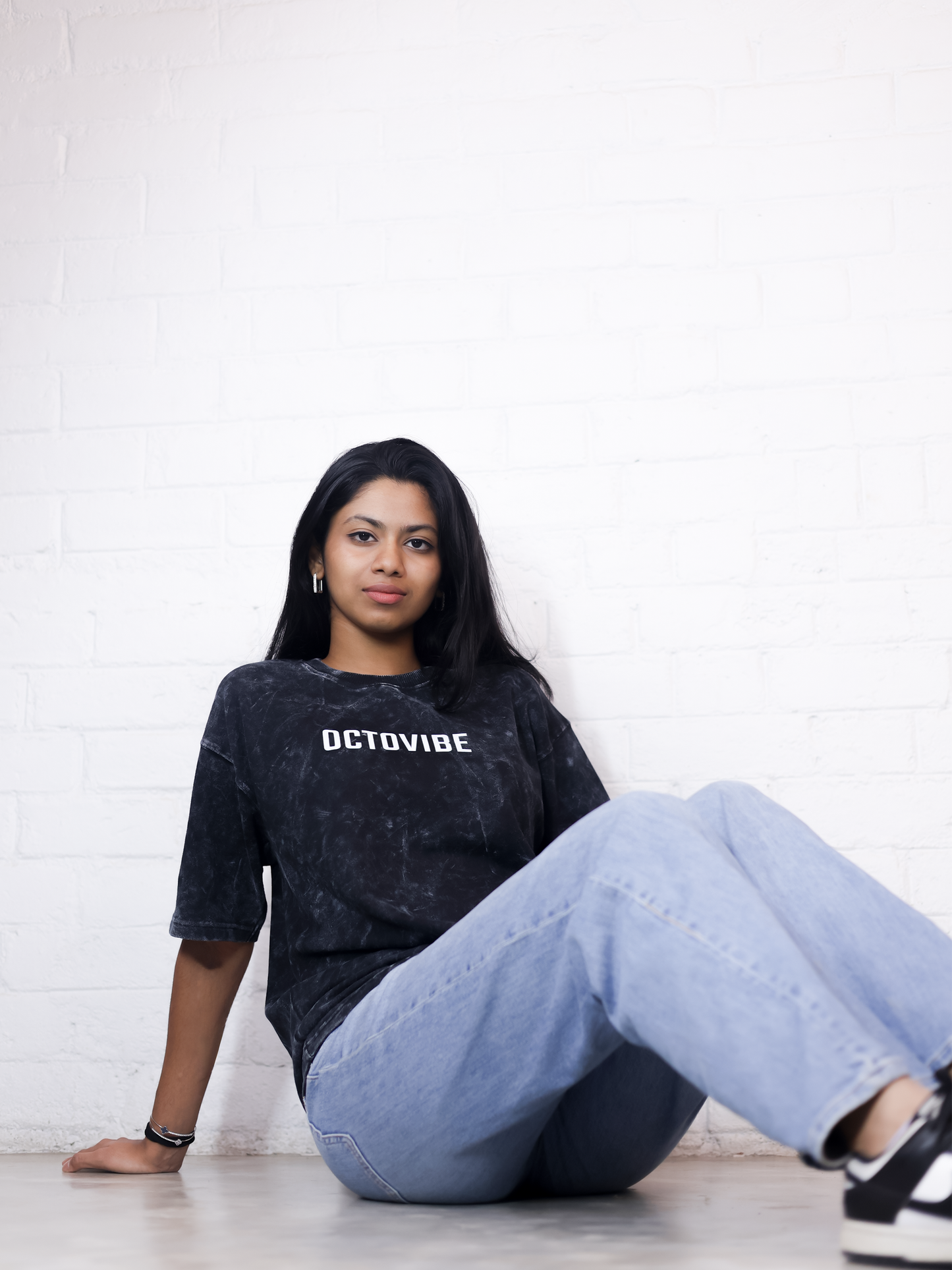 Oversized Acid Washed T-Shirt: Octovibe.