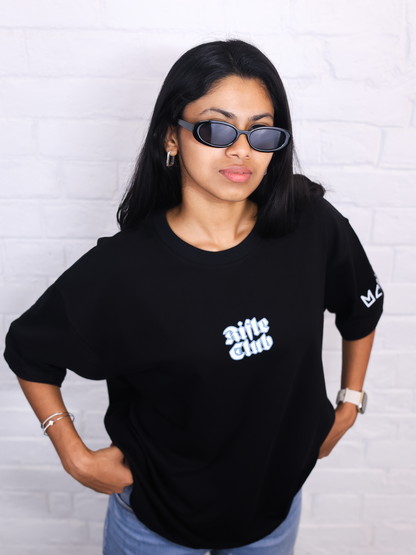 Oversized T-Shirt: Rifle club