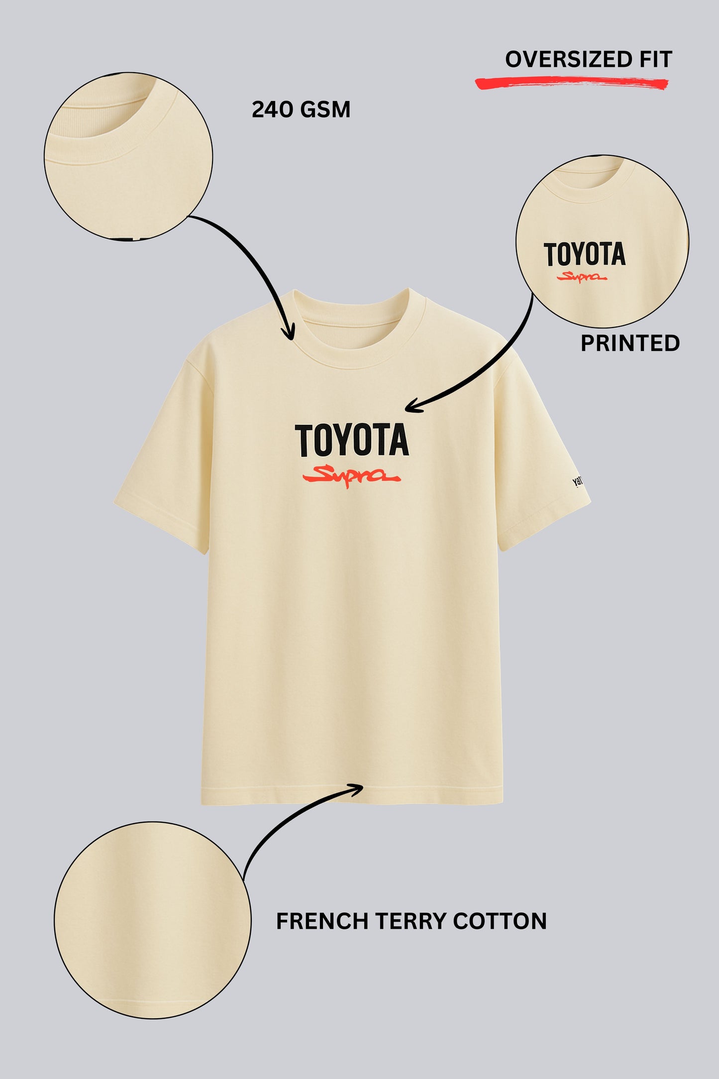 Oversized T-Shirt: Toyota Supra