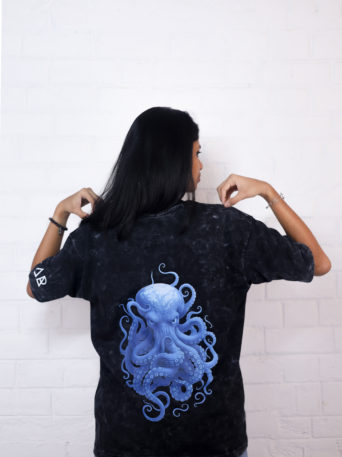 Oversized Acid Washed T-Shirt: Octovibe.