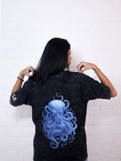 Oversized Acid Washed T-Shirt: Octovibe.