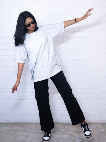 Oversized Acid Washed Plain T-Shirts